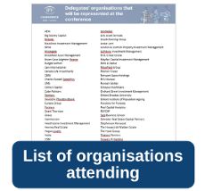 Listing of organisation who attended in 2020